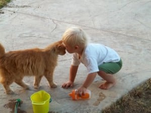 Katze mit Kind